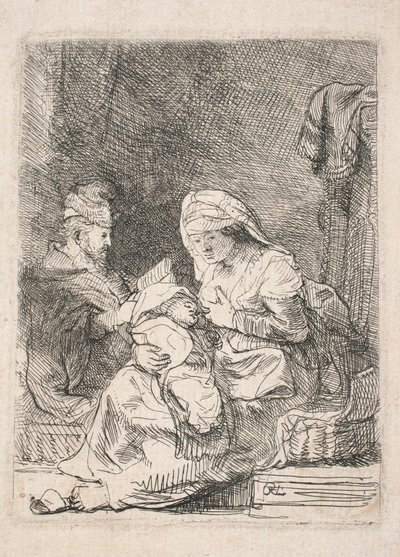 Den Hellige Familie af Rembrandt van Rijn