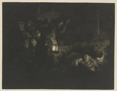 Hyrdernes tilbedelse Hyrdernes tilbedelse: et natstykke af Rembrandt van Rijn