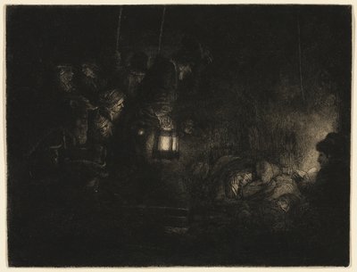 Hyrdernes tilbedelse: Et natstykke af Rembrandt van Rijn