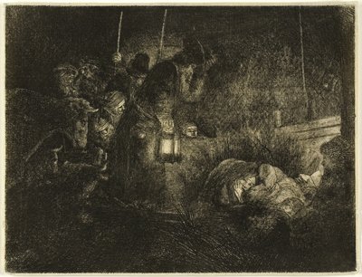 Hyrdernes tilbedelse: Et natstykke af Rembrandt van Rijn