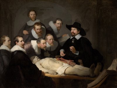 Dr. Nicolaes Tulps anatomi-lektion af Rembrandt van Rijn