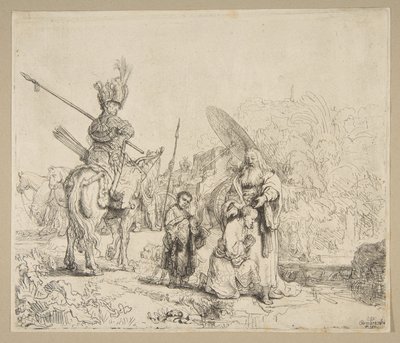 Eunukkens dåb, 1641. af Rembrandt van Rijn