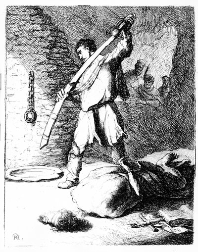 Halshugningen af Johannes Døberen, ca. 1627 af Rembrandt van Rijn
