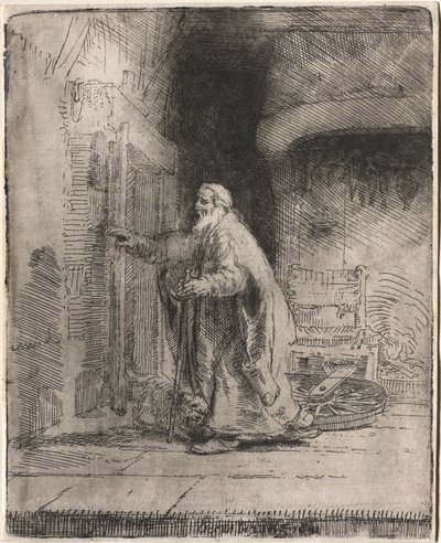Tobits blindhed: Det store billede af Rembrandt van Rijn