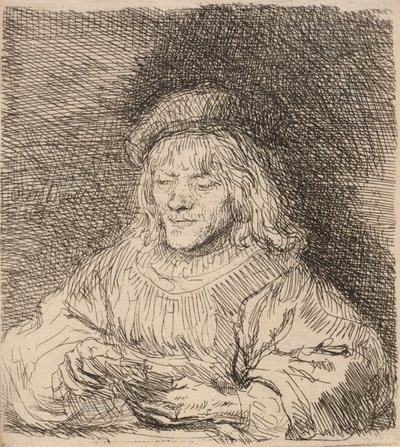 Kortspilleren, 1641. af Rembrandt van Rijn