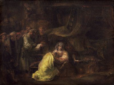 Omskærelsen, 1661 af Rembrandt van Rijn