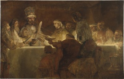 Batavernes sammensværgelse under Claudius Civilis, 1662 af Rembrandt van Rijn