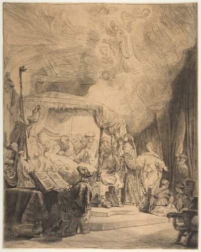 Jomfruens død, 1639. af Rembrandt van Rijn