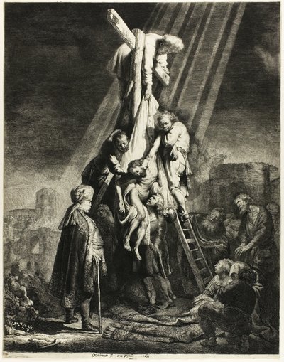 Nedstigningen fra korset: Anden plade af Rembrandt van Rijn