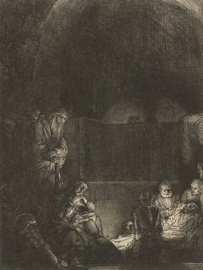 Begravelsen, ca. 1654. af Rembrandt van Rijn