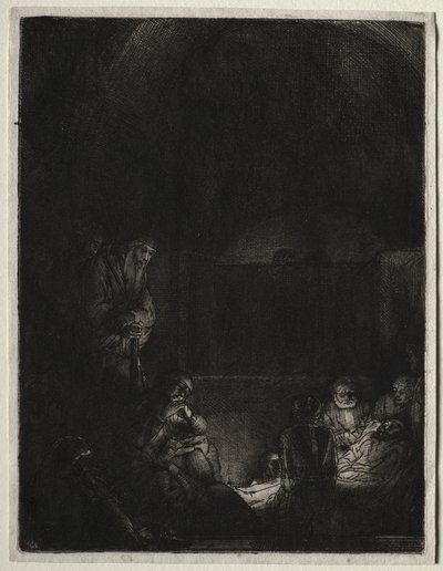 Begravelsen, ca. 1654. af Rembrandt van Rijn
