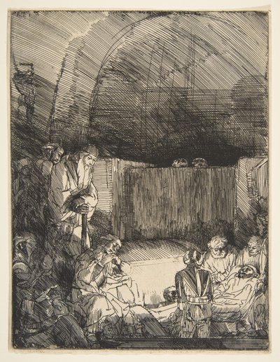Begravelsen, ca. 1654. af Rembrandt van Rijn