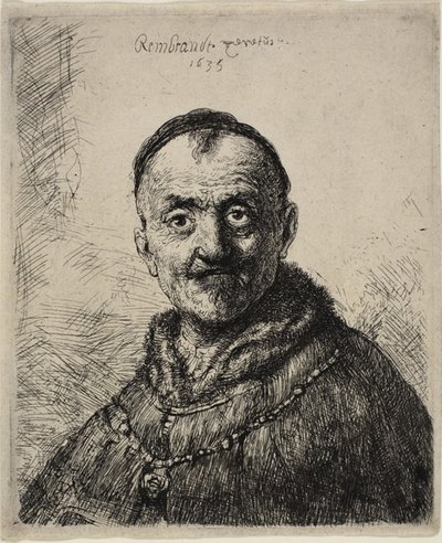 Det første orientalske hoved af Rembrandt van Rijn