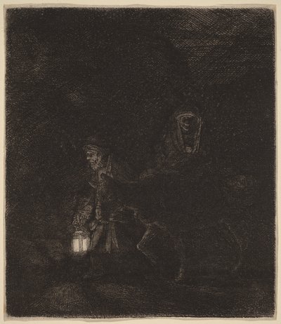 Flugten til Egypten af Rembrandt van Rijn