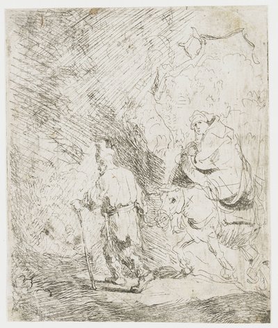 Flugten til Egypten af Rembrandt van Rijn