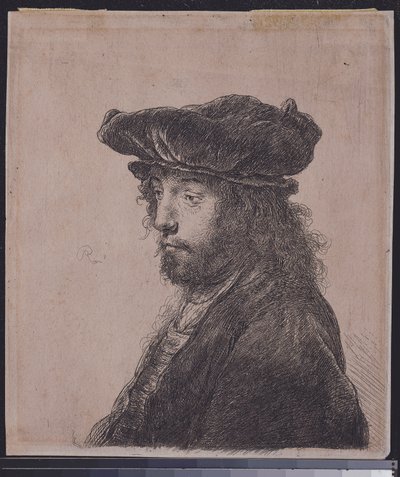 Det fjerde orientalske hoved, ca. 1635 af Rembrandt van Rijn