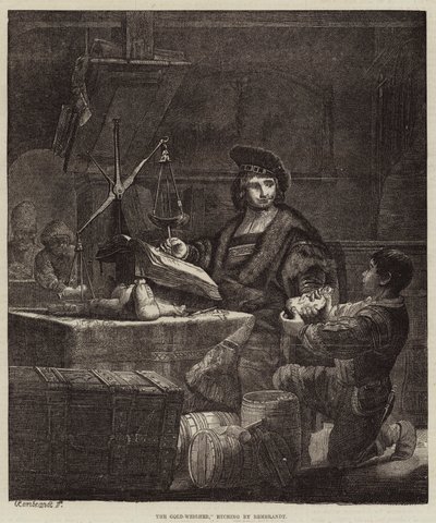 Guldvejeren af Rembrandt van Rijn