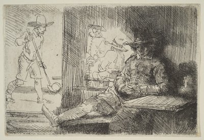 Golfspilleren, 1654. af Rembrandt van Rijn