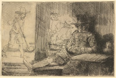 Golfspilleren af Rembrandt van Rijn