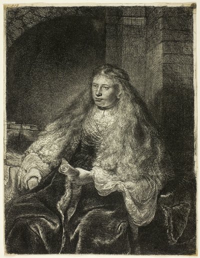 Den store jødiske brud af Rembrandt van Rijn