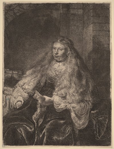 Den store jødiske brud af Rembrandt van Rijn