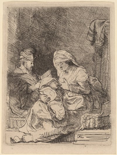 Den hellige familie af Rembrandt van Rijn