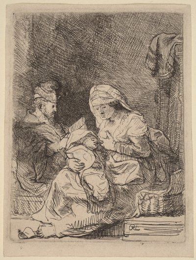 Den Hellige Familie af Rembrandt van Rijn