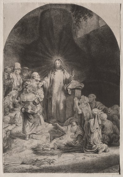 De hundrede gylden print af Rembrandt van Rijn