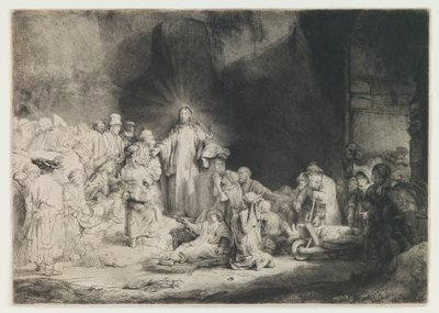 De hundrede gylden print af Rembrandt van Rijn