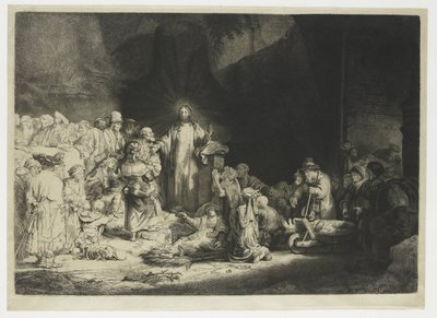 De hundrede gylden print af Rembrandt van Rijn