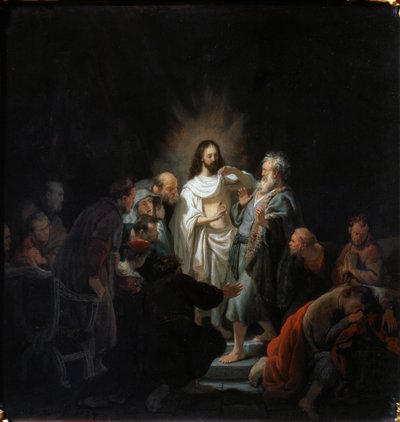 Sankt Thomass vantro, 1634. af Rembrandt van Rijn