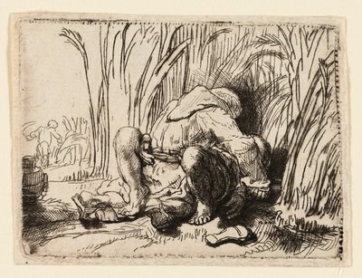Munken i Kornmarken af Rembrandt van Rijn