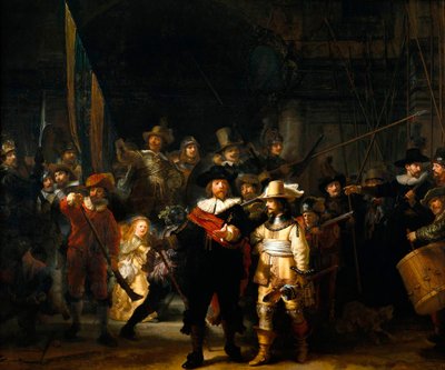 Nattevagten, 1642. af Rembrandt van Rijn