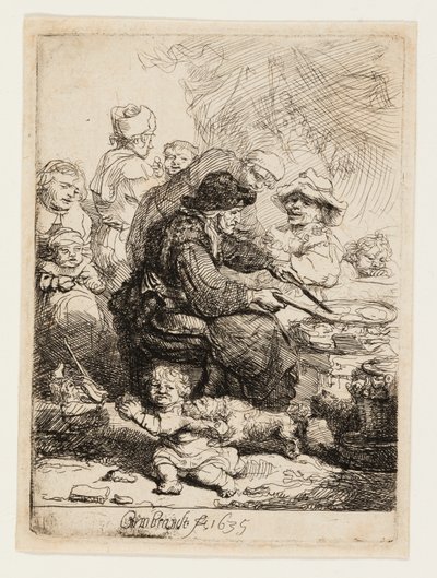 Pandekagekvinden af Rembrandt van Rijn