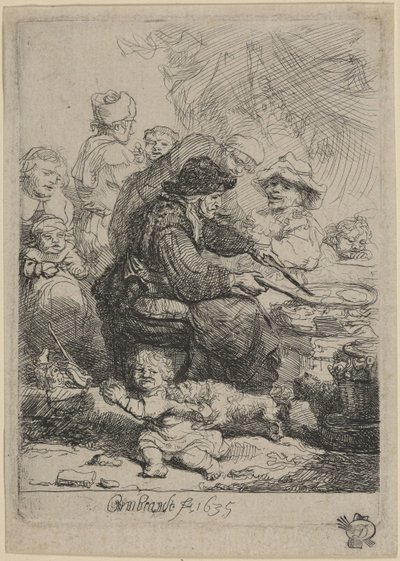 Pandekagekvinden af Rembrandt van Rijn