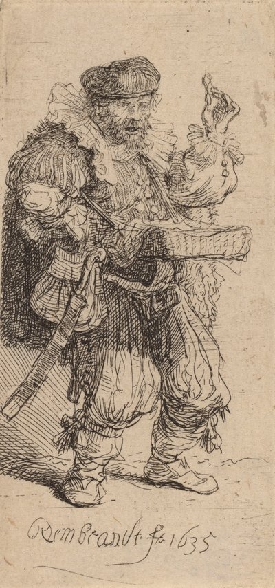 Kvaksalveren, 1635. af Rembrandt van Rijn