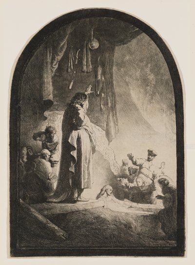 Opvækningen af Lazarus af Rembrandt van Rijn