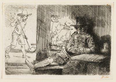 Ringboldspilleren af Rembrandt van Rijn