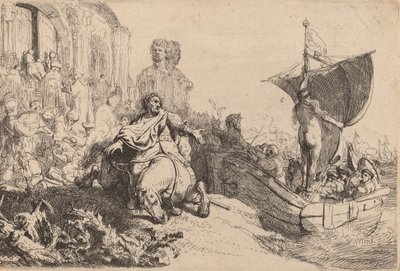 Lykkeskibet, 1633. af Rembrandt van Rijn