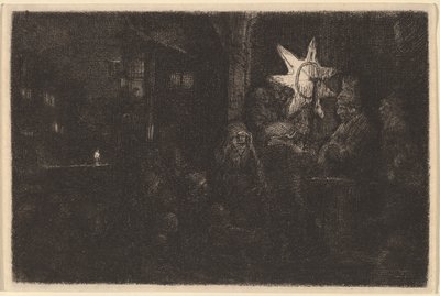 The Star of the Kings: A Night Piece af Rembrandt van Rijn