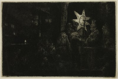 The Star of the Kings: A Night Piece af Rembrandt van Rijn
