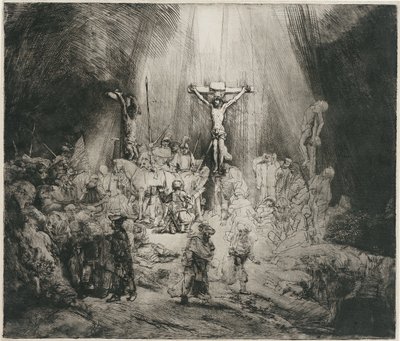De tre kors, ca. 1653 af Rembrandt van Rijn