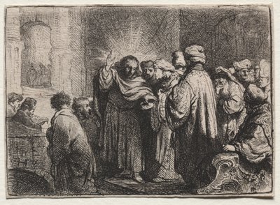Hyldestpengene, ca. 1635. af Rembrandt van Rijn