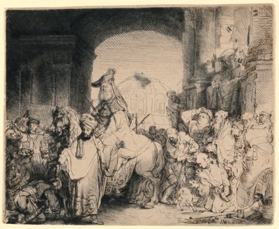 Mordokajs triumf af Rembrandt van Rijn