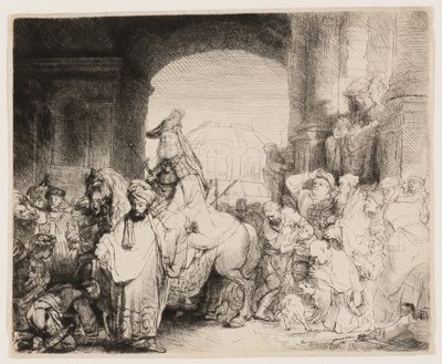Mordokajs triumf af Rembrandt van Rijn