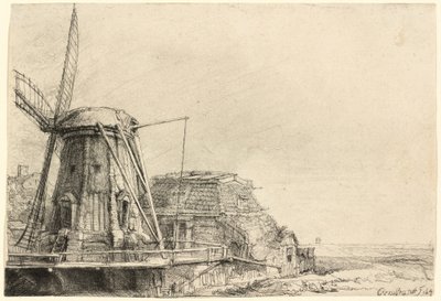 Vindmøllen af Rembrandt van Rijn