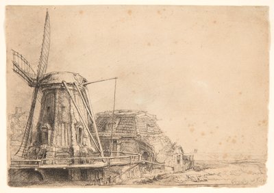 Vindmøllen af Rembrandt van Rijn