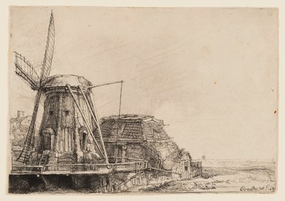 Vindmøllen af Rembrandt van Rijn