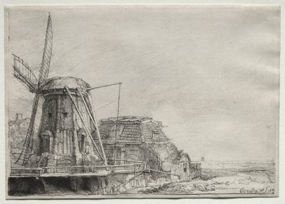 Vindmøllen af Rembrandt van Rijn