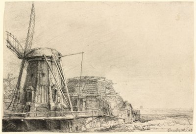 Vindmøllen af Rembrandt van Rijn